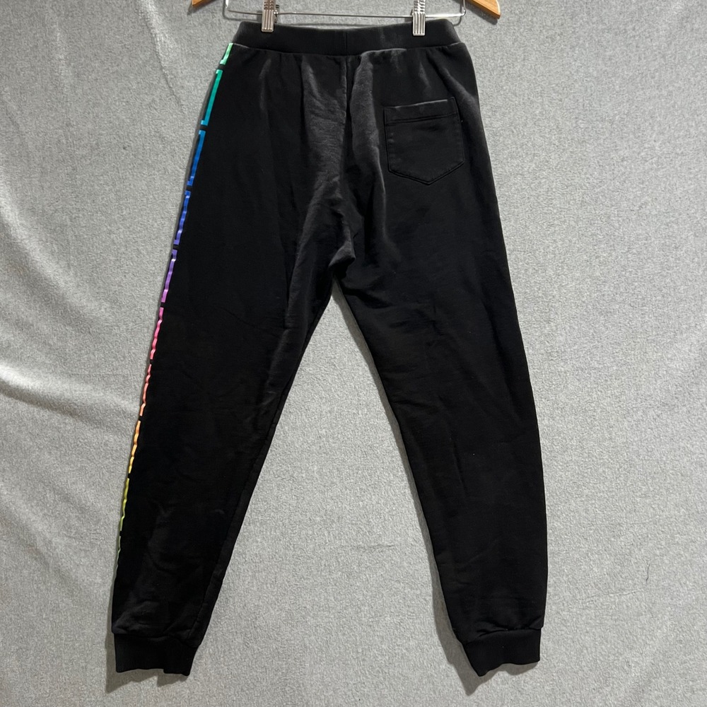Versace Kids Black Rainbow Greca Jogger Pants 14Y Women's XS/Small streewear - Picture 2 of 8